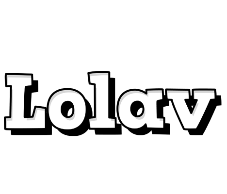 Lolav snowing logo