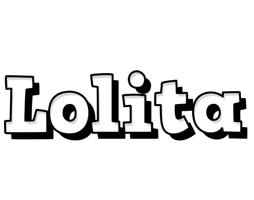 Lolita snowing logo