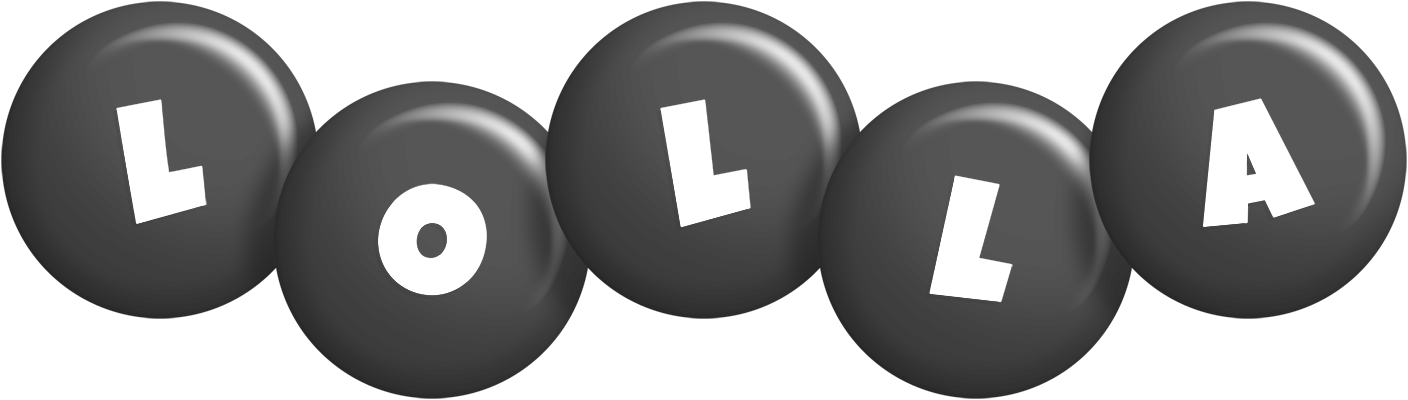 Lolla candy-black logo