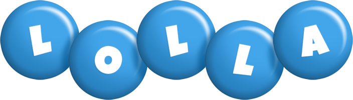 Lolla candy-blue logo