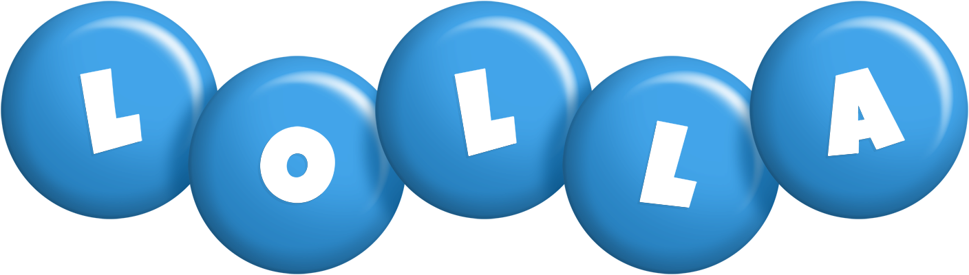 Lolla candy-blue logo