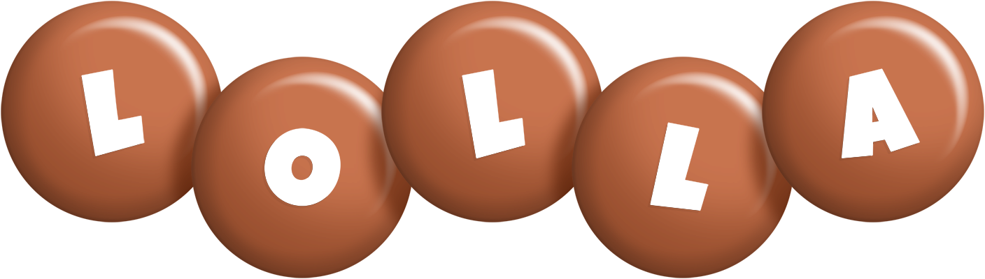 Lolla candy-brown logo