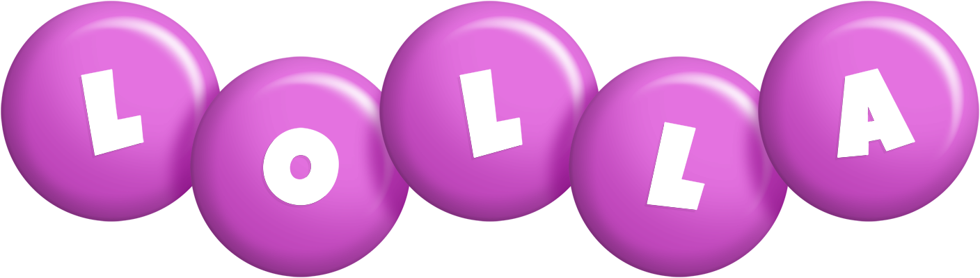 Lolla candy-purple logo