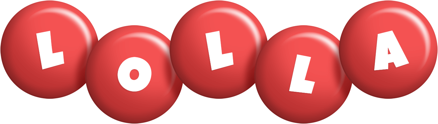 Lolla candy-red logo