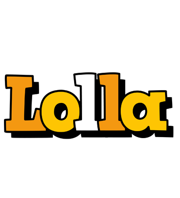 Lolla cartoon logo