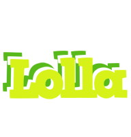 Lolla citrus logo