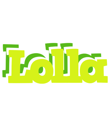Lolla citrus logo