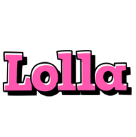 Lolla girlish logo