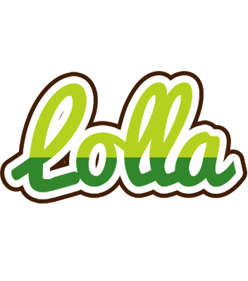 Lolla golfing logo