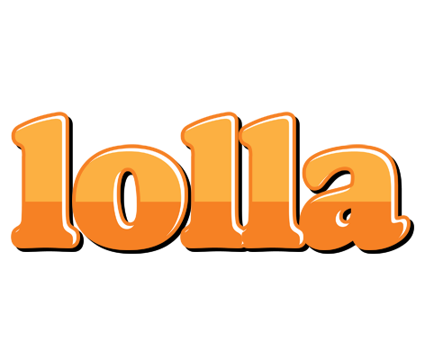 Lolla orange logo