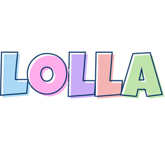 Lolla pastel logo