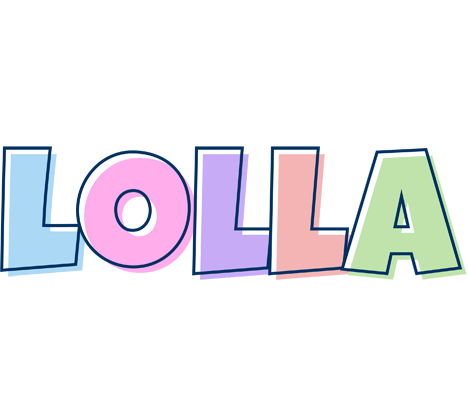 Lolla pastel logo