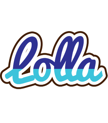 Lolla raining logo
