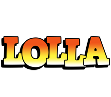 Lolla sunset logo
