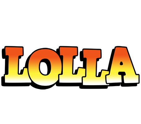 Lolla sunset logo