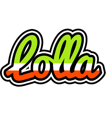 Lolla superfun logo