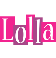 Lolla whine logo