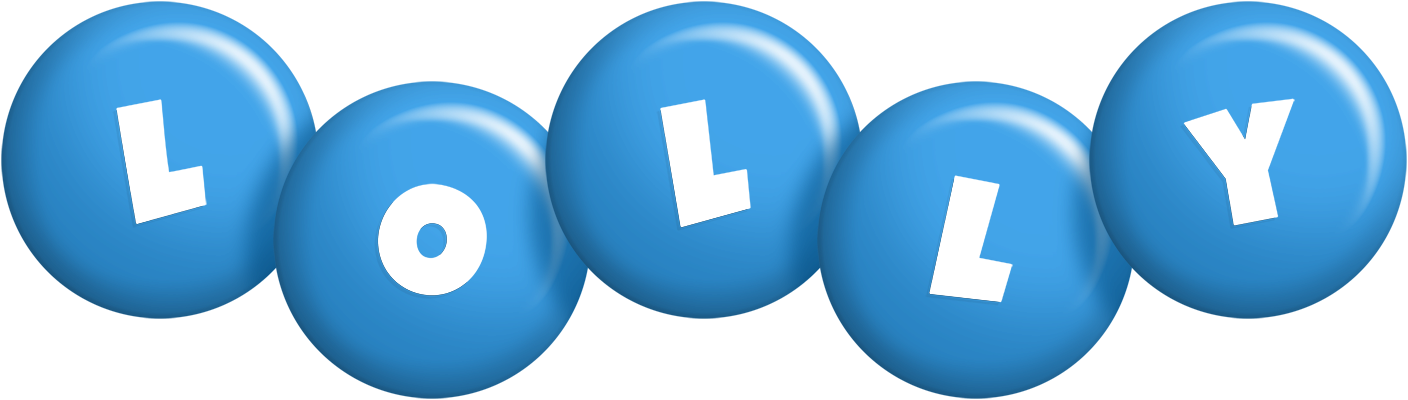 Lolly candy-blue logo