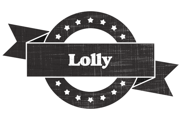 Lolly grunge logo
