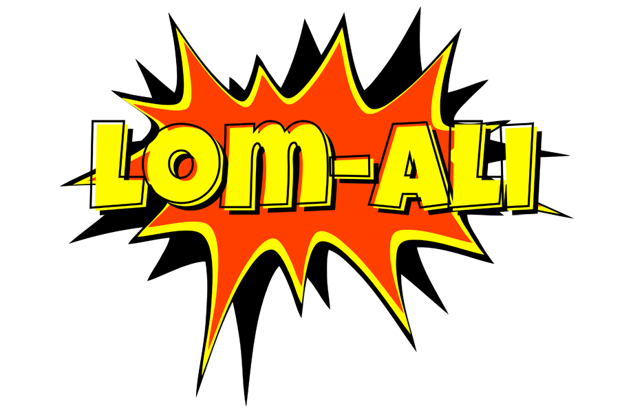 Lom-Ali bazinga logo