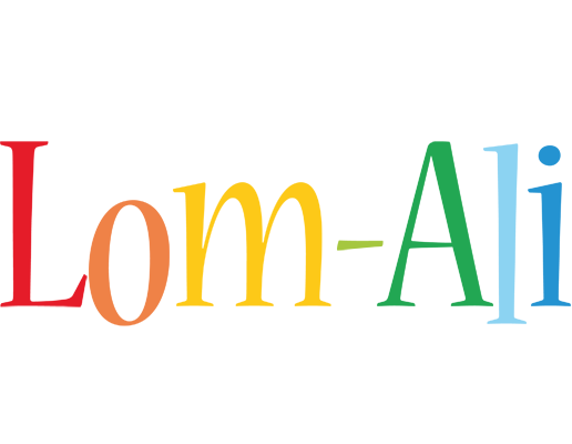 Lom-Ali birthday logo