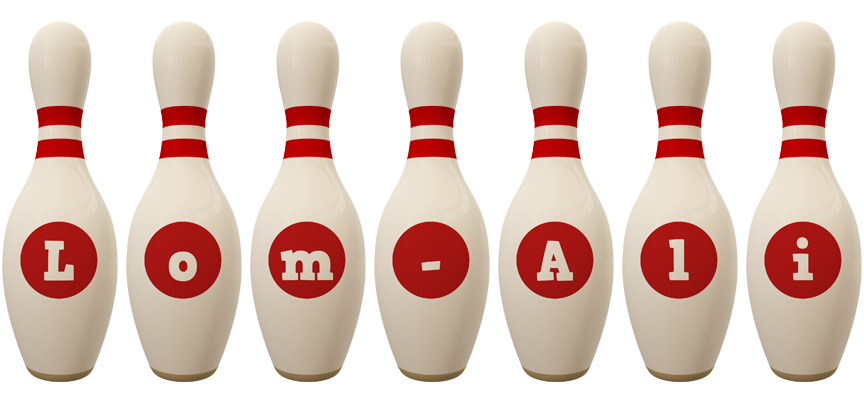 Lom-Ali bowling-pin logo