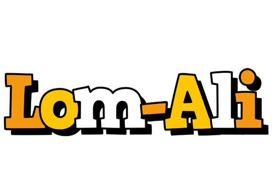Lom-Ali cartoon logo