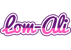 Lom-Ali cheerful logo