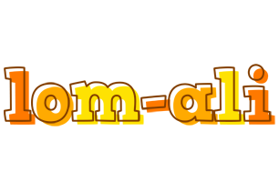 Lom-Ali desert logo