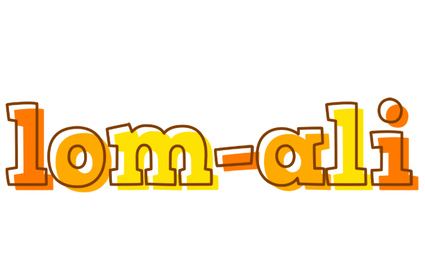 Lom-Ali desert logo