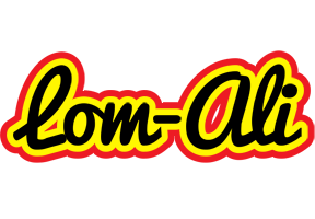 Lom-Ali flaming logo