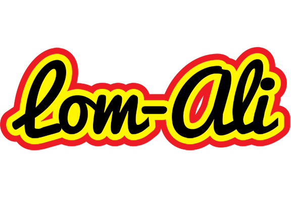 Lom-Ali flaming logo