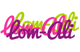 Lom-Ali flowers logo