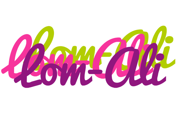 Lom-Ali flowers logo