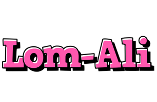 Lom-Ali girlish logo