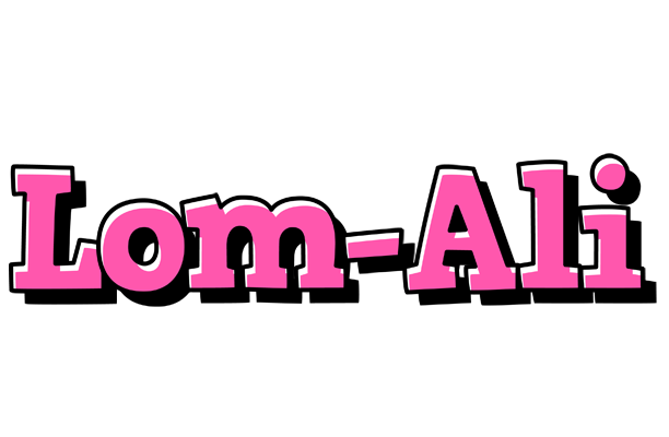 Lom-Ali girlish logo