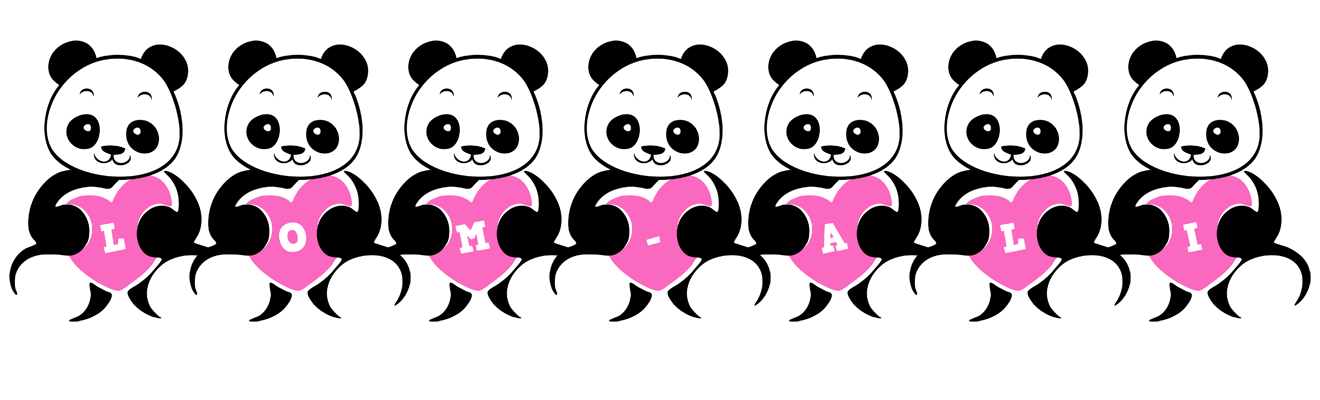 Lom-Ali love-panda logo