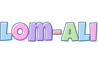 Lom-Ali pastel logo