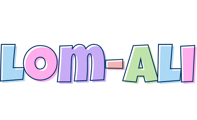 Lom-Ali pastel logo