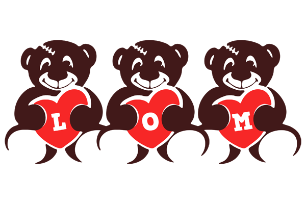 Lom bear logo