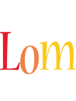 Lom birthday logo