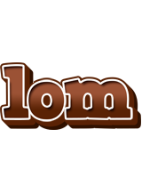 Lom brownie logo