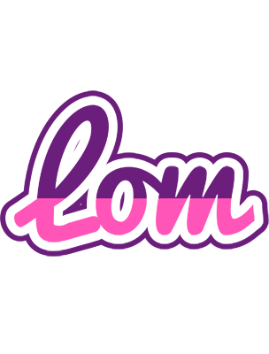 Lom cheerful logo