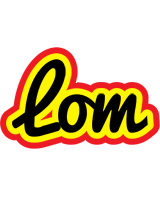 Lom flaming logo