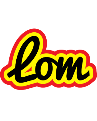 Lom flaming logo