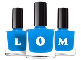 Lom glossy logo