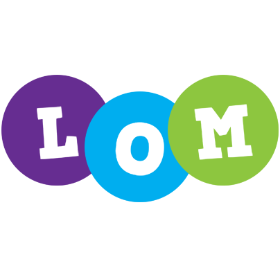 Lom happy logo