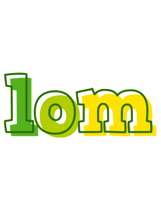 Lom juice logo
