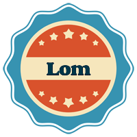 Lom labels logo