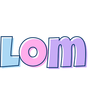 Lom pastel logo